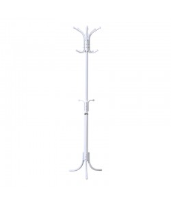 Καλόγερος Mendora pakoworld μέταλλο σε λευκή απόχρωση 40x40x180εκ