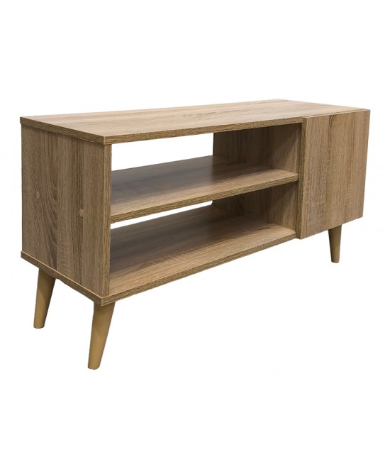 Έπιπλο τηλεόρασης Orianne pakoworld σε sonoma απόχρωση 90x32x46εκ
