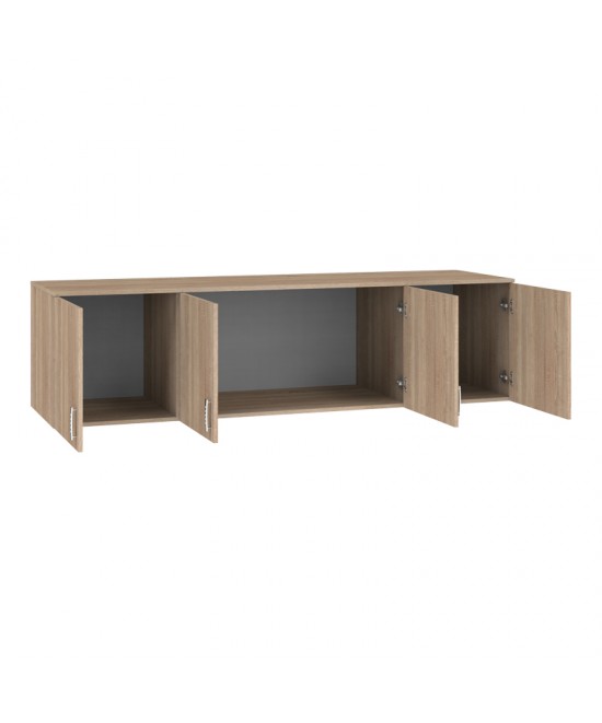 Πατάρι ντουλάπας Royal pakoworld τετράφυλλο sonoma 200x58x53εκ