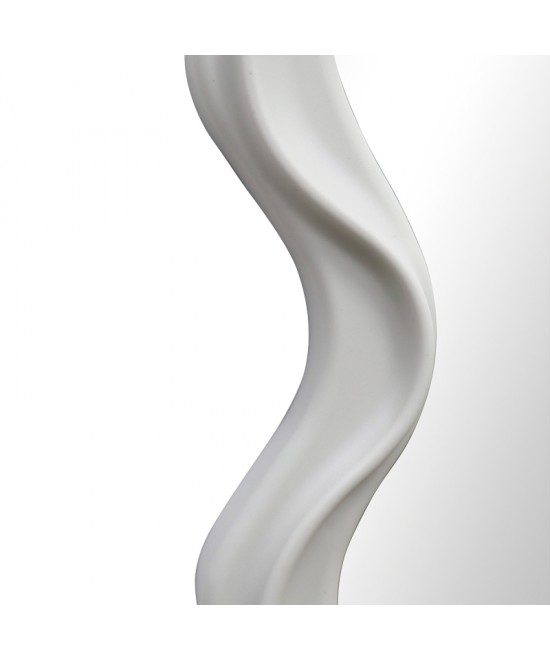 Καθρέπτης Liquid pakoworld pp σε λευκή απόχρωση 26x2.7x39εκ