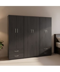 Ντουλάπα τετράφυλλη Lego pakoworld wenge 240x42x180εκ
