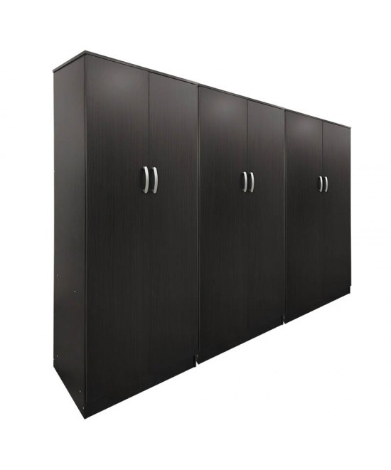 Ντουλάπα εξάφυλλη Lego pakoworld wenge 240x42x180εκ