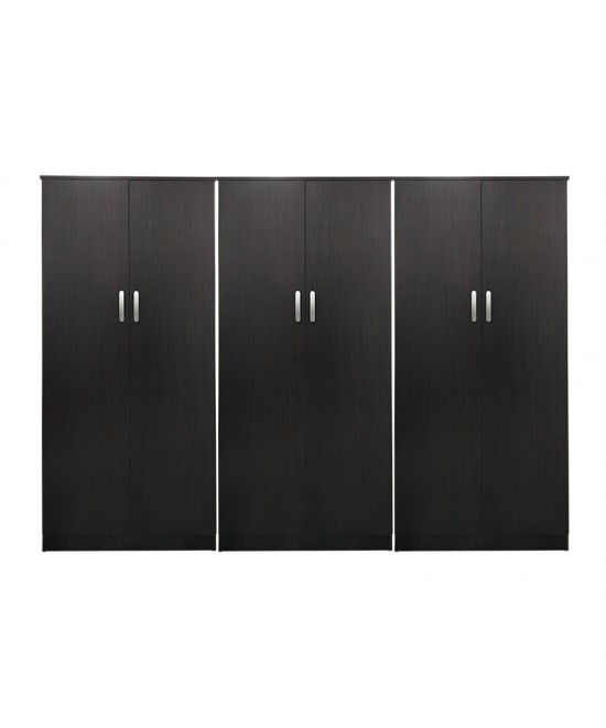 Ντουλάπα εξάφυλλη Lego pakoworld wenge 240x42x180εκ