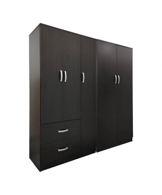 Ντουλάπα πεντάφυλλη Lego Ι pakoworld wenge 170x42x180εκ Ντουλάπα πεντάφυλλη Lego Ι pakoworld wenge 170x42x180εκ