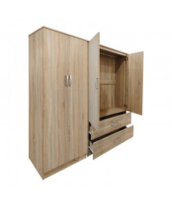 Ντουλάπα τετράφυλλη Lego pakoworld sonoma 160x42x180εκ