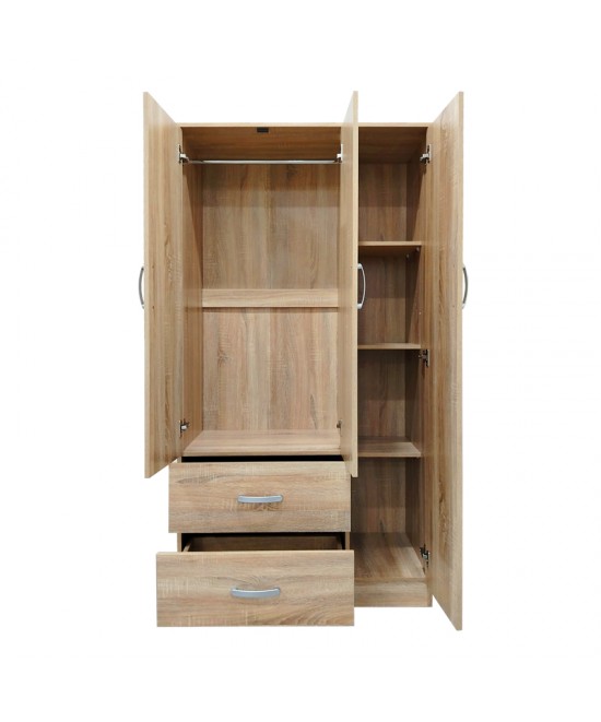 Ντουλάπα πεντάφυλλη Lego pakoworld sonoma 170x42x180εκ