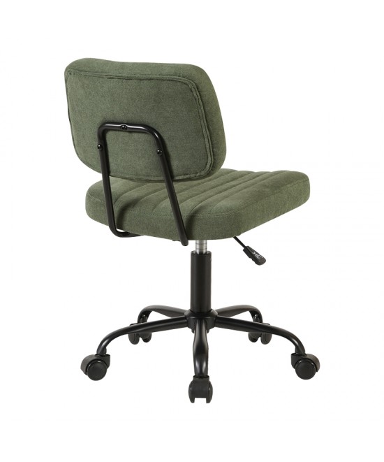 Καρέκλα γραφείου Warra pakoworld ύφασμα λαδί 50x52x76-86εκ