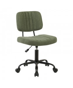 Καρέκλα γραφείου Warra pakoworld ύφασμα λαδί 50x52x76-86εκ