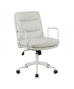 Καρέκλα γραφείου διευθυντη Kreno pakoworld PES γκρι 56x67x89-97εκ