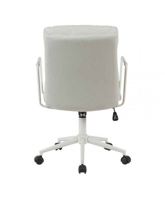 Καρέκλα γραφείου διευθυντη Kreno pakoworld PES γκρι 56x67x89-97εκ