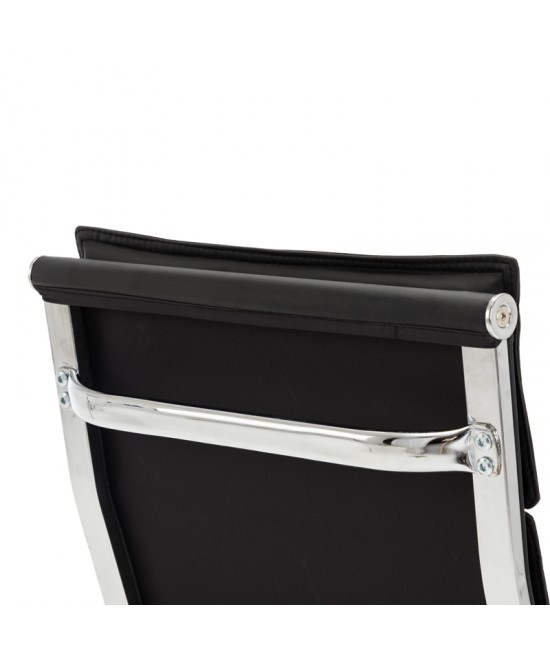 Καρέκλα γραφείου διευθυντη Mavel pakoworld PU μαύρo 55x62x100-110εκ