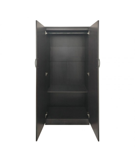 Ντουλάπα τετράφυλλη με πατάρι Lego Ι pakoworld wenge 160x42x240εκ