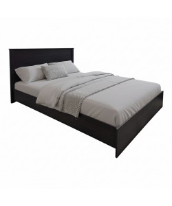 Κρεβάτι Athos pakoworld σε wenge απόχρωση 140x200εκ