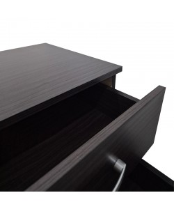 Κομοδίνο Athos pakoworld σε wenge απόχρωση 48x40x41.5εκ