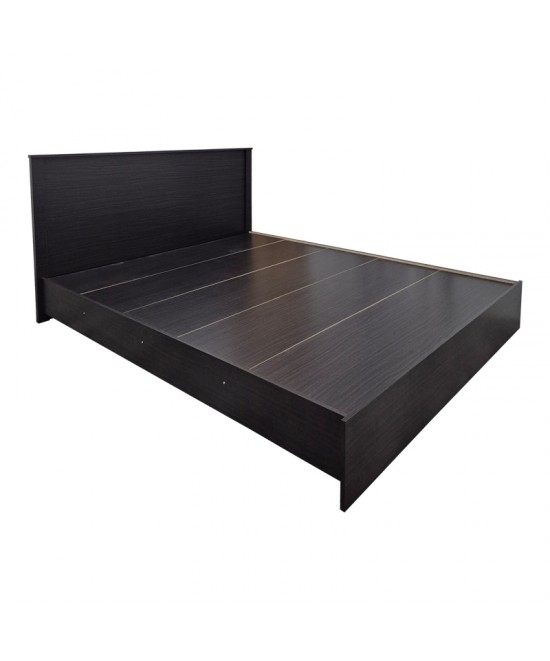 Κρεβάτι Athos pakoworld σε wenge απόχρωση 160x200εκ