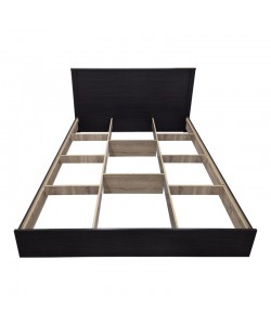 Κρεβάτι Athos pakoworld σε wenge απόχρωση 160x200εκ