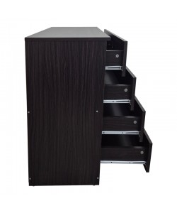 Συρταριέρα Athos pakoworld σε wenge απόχρωση 80x40x79εκ