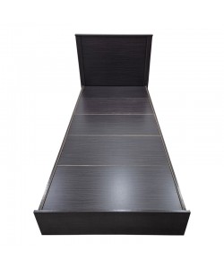 Κρεβάτι Athos pakoworld σε wenge απόχρωση 90x190εκ