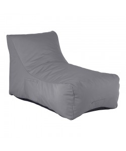 Πουφ ξαπλώστρα Otenda pakoworld αδιάβροχο σε ανθρακί απόχρωση 67x110x65εκ