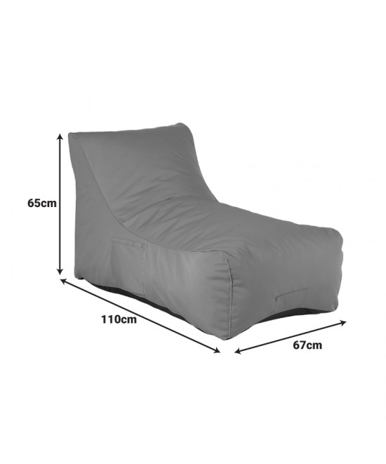 Πουφ ξαπλώστρα Otenda pakoworld αδιάβροχο σε μπεζ απόχρωση 67x110x65εκ Πουφ ξαπλώστρα Otenda pakoworld αδιάβροχο σε μπεζ απόχρωση 67x110x65εκ