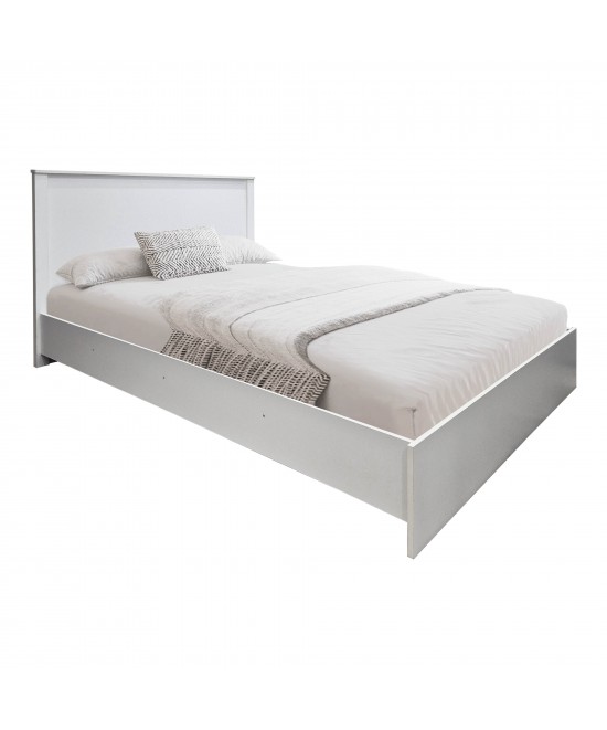 Σετ Κρεβατοκάμαρας Athos Λευκό με Κρεβάτι 140x200εκ Σετ 4τεμ