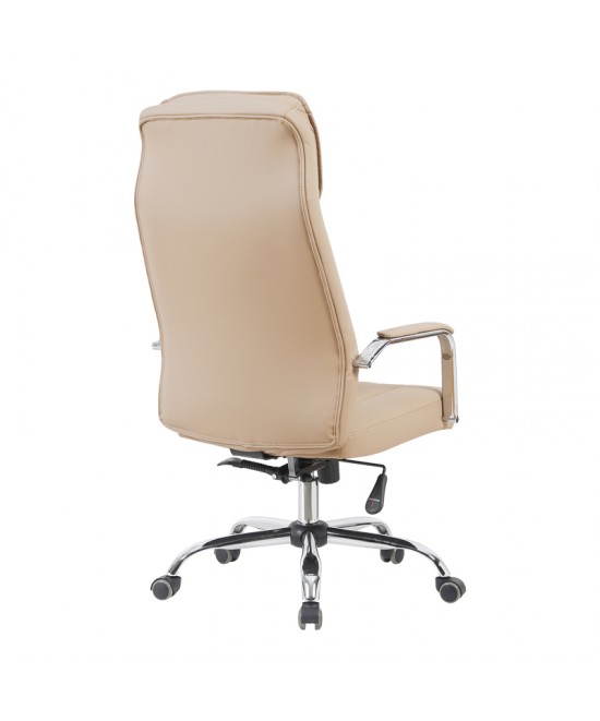 Καρέκλα γραφείου διευθυντή Morales pakoworld pu cappuccino 60x70x118-124εκ