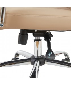 Καρέκλα γραφείου διευθυντή Morales pakoworld pu cappuccino 60x70x118-124εκ