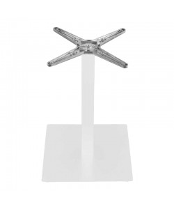 Βάση τραπεζιού Thonor pakoworld μεταλλική σε λευκή απόχρωση 48x48x73εκ