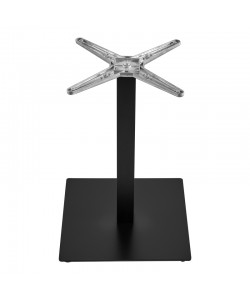 Βάση τραπεζιού Thonor pakoworld μεταλλική σε μαύρη απόχρωση 48x48x73εκ