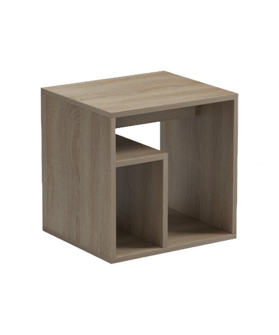 Κομοδίνο Doublo pakoworld sonoma 40x35x40εκ Κομοδίνο Doublo pakoworld sonoma 40x35x40εκ