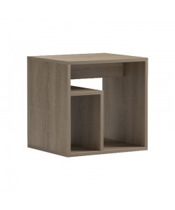 Κομοδίνο Doublo pakoworld sonoma 40x35x40εκ