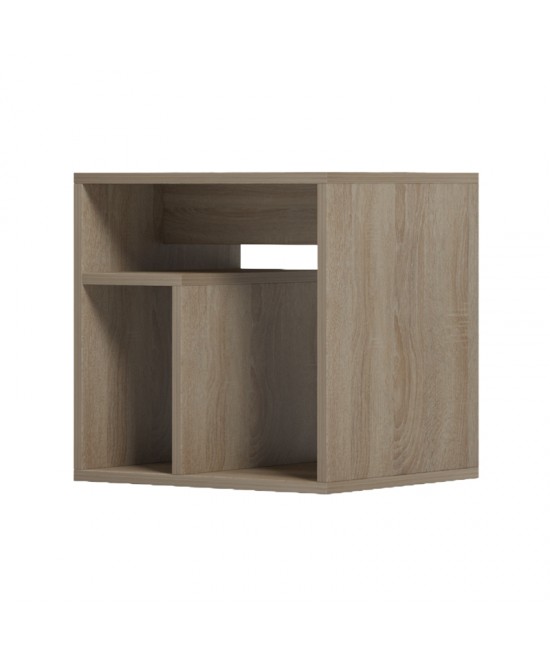Κομοδίνο Doublo pakoworld sonoma 40x35x40εκ Κομοδίνο Doublo pakoworld sonoma 40x35x40εκ