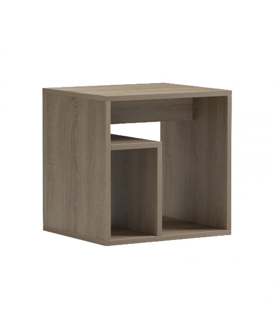 Κομοδίνο Doublo pakoworld sonoma 40x35x40εκ Κομοδίνο Doublo pakoworld sonoma 40x35x40εκ