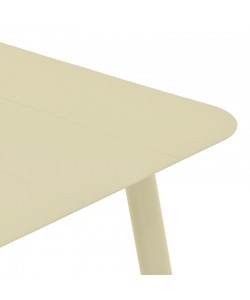 Τραπέζι Vista pakoworld αλουμίνιο σε σαμπανί απόχρωση 120x70x72εκ Τραπέζι Vista pakoworld αλουμίνιο σε σαμπανί απόχρωση 120x70x72εκ