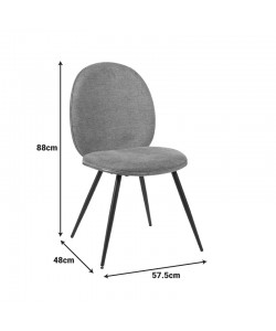 Καρέκλα Nerezy pakoworld σκελετός plywood με γκρι ύφασμα 57.5x48x88εκ Καρέκλα Nerezy pakoworld σκελετός plywood με γκρι ύφασμα 57.5x48x88εκ