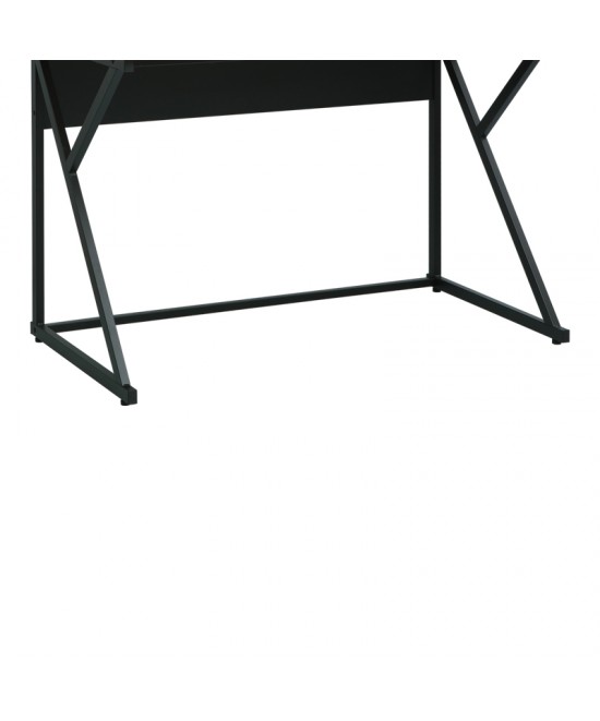 Γραφείο εργασίας Spaco pakoworld σε φυσική απόχρωση - μαύρα μεταλλικα πόδια 123x61.5x100.5εκ