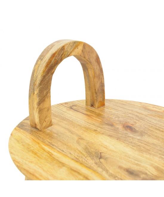 Βοηθητικό τραπέζι Kallos pakoworld μασίφ ξύλο μάνγκο σε φυσική απόχρωση 45x45x60εκ Βοηθητικό τραπέζι Kallos pakoworld μασίφ ξύλο μάνγκο σε φυσική απόχρωση 45x45x60εκ