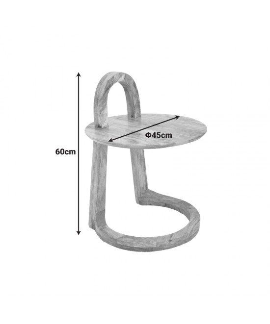 Βοηθητικό τραπέζι Kallos pakoworld μασίφ ξύλο μάνγκο σε φυσική απόχρωση 45x45x60εκ Βοηθητικό τραπέζι Kallos pakoworld μασίφ ξύλο μάνγκο σε φυσική απόχρωση 45x45x60εκ