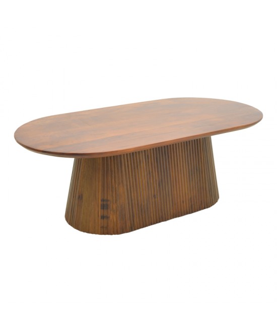 Τραπέζι σαλονιού Aithra pakoworld μασίφ ξύλο μάνγκο καρυδί 120x60x42εκ Τραπέζι σαλονιού Aithra pakoworld μασίφ ξύλο μάνγκο καρυδί 120x60x42εκ