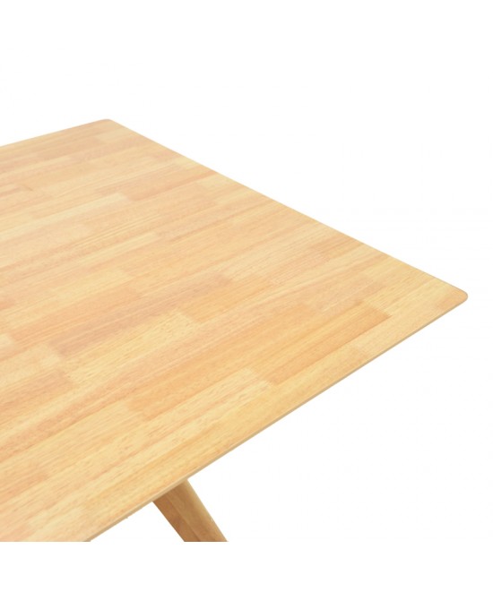Τραπέζι Raffles pakoworld rubberwood με mdf σε φυσική απόχρωση 150x90x76εκ Τραπέζι Raffles pakoworld rubberwood με mdf σε φυσική απόχρωση 150x90x76εκ
