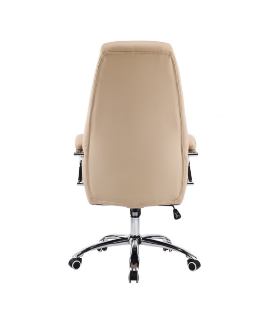 Καρέκλα γραφείου διευθυντή Sonar pakoworld μπεζ pu 61x57x120-128εκ