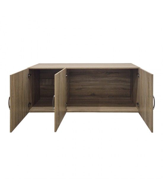 Πατάρι ντουλάπας τρίφυλλο Alvia pakoworld sonoma 150x51x60εκ Πατάρι ντουλάπας τρίφυλλο Alvia pakoworld sonoma 150x51x60εκ