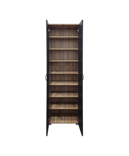 Παπουτσοθήκη-Ντουλάπα Racka pakoworld sonoma-ανθρακί 58x34x186εκ Παπουτσοθήκη-Ντουλάπα Racka pakoworld sonoma-ανθρακί 58x34x186εκ