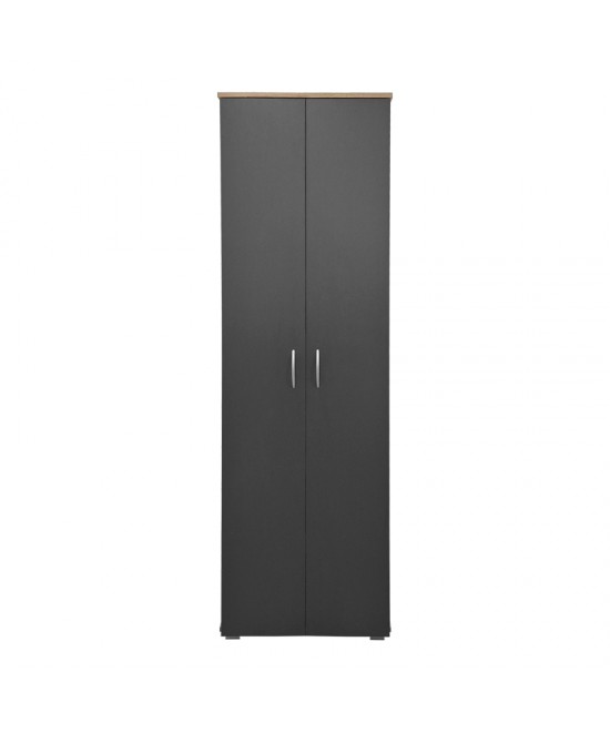 Παπουτσοθήκη-Ντουλάπα Racka pakoworld sonoma-ανθρακί 58x34x186εκ Παπουτσοθήκη-Ντουλάπα Racka pakoworld sonoma-ανθρακί 58x34x186εκ