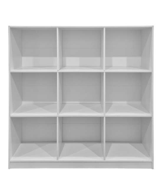 Βιβλιοθήκη Gridea pakoworld λευκό 119.5x30x121εκ