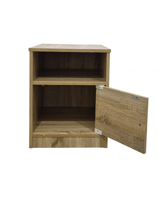 Κομοδίνο Lenea pakoworld sonoma 40x40x50εκ Κομοδίνο Lenea pakoworld sonoma 40x40x50εκ