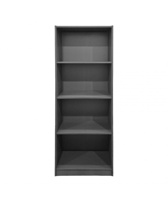 Βιβλιοθήκη Kendy pakoworld ανθρακί 60x30x167εκ Βιβλιοθήκη Kendy pakoworld ανθρακί 60x30x167εκ