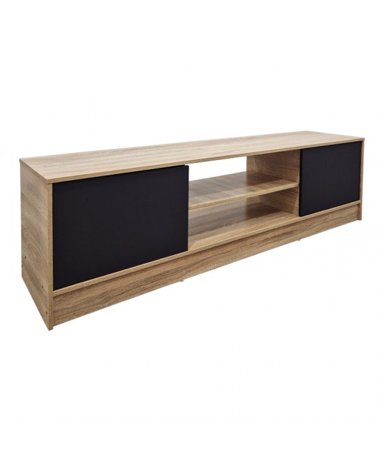 Έπιπλο τηλεόρασης Sasa pakoworld sonoma-ανθρακί 150x35x41.5εκ