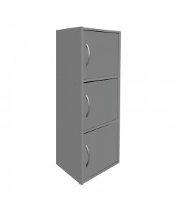 Ντουλάπι-στήλη Soline pakoworld ανοιχτό γκρι 40x34.5x90.5εκ