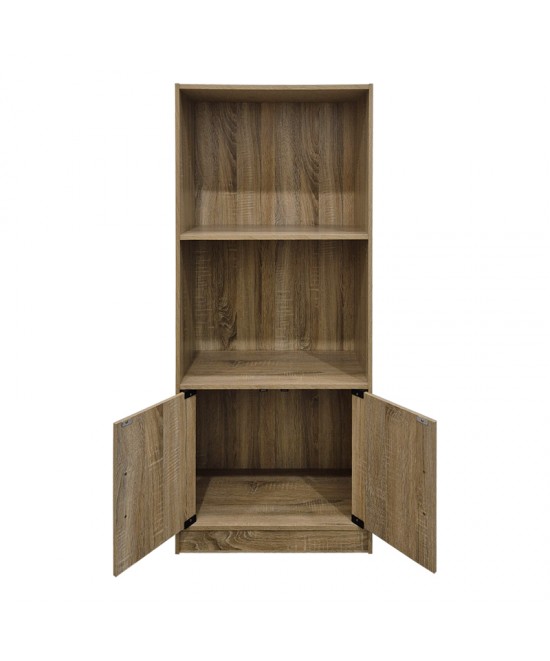 Βιβλιοθήκη Tekaro pakoworld sonoma 60x30x120εκ